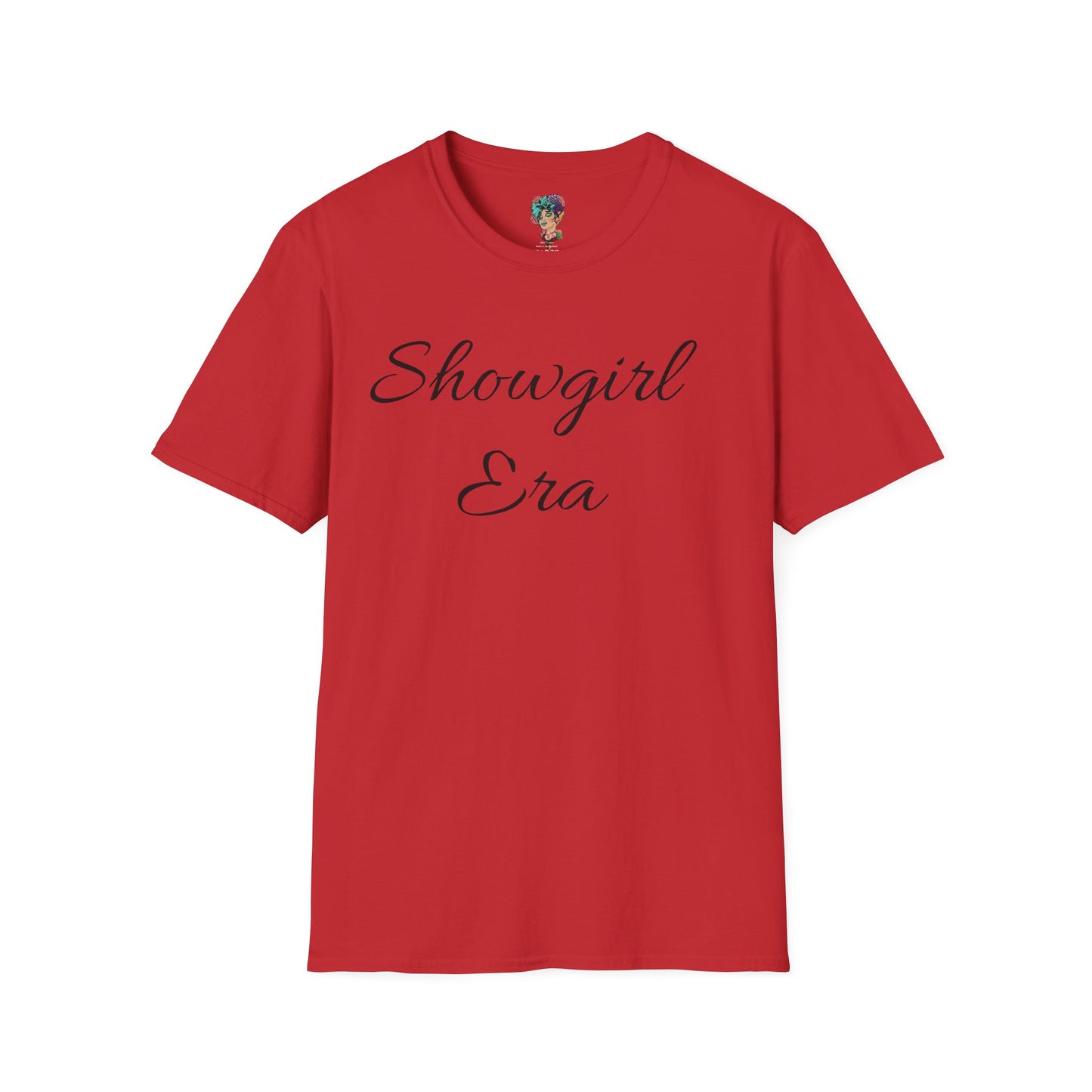 Swiftys know what this is about! Showgirl Era Unisex Softstyle T-Shirt | Trendy Fashion Tee, Graphic Shirt, Casual Wear, Gift for Performers, Birthday, Show Theme