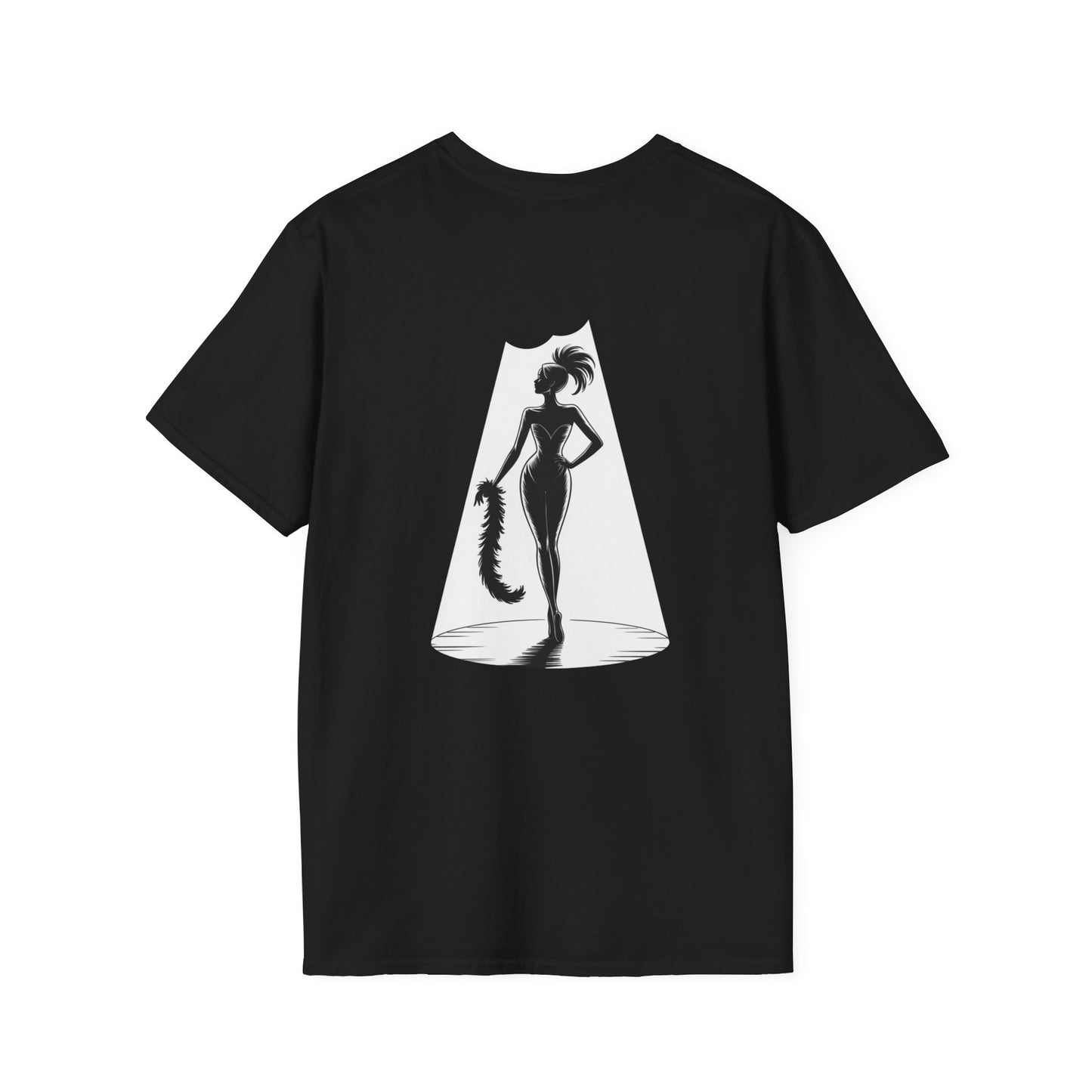 Swiftys know what this is about! Showgirl Era Unisex Softstyle T-Shirt | Trendy Fashion Tee, Graphic Shirt, Casual Wear, Gift for Performers, Birthday, Show Theme