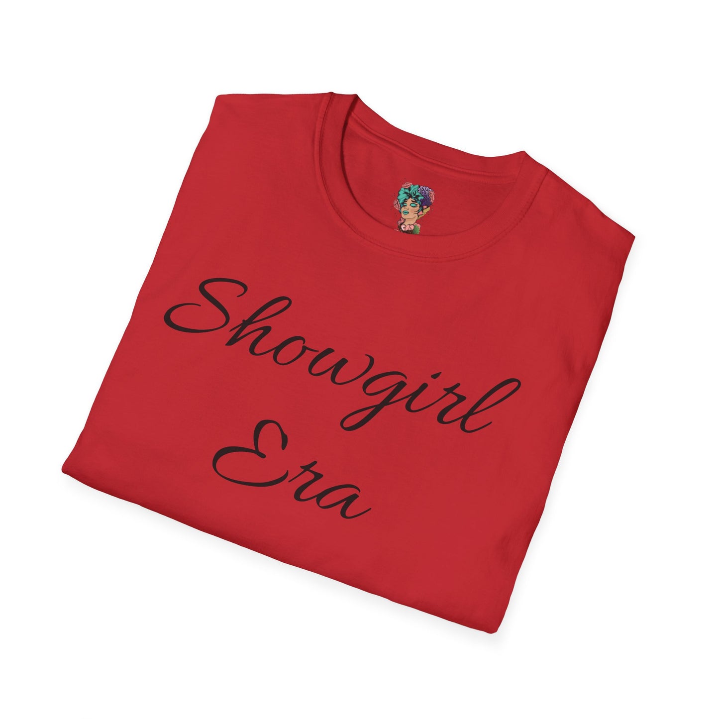 Swiftys know what this is about! Showgirl Era Unisex Softstyle T-Shirt | Trendy Fashion Tee, Graphic Shirt, Casual Wear, Gift for Performers, Birthday, Show Theme